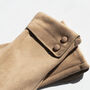 Suede Two Buttoned Cuff Gloves, thumbnail 9 of 12