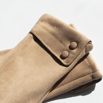 Suede Two Buttoned Cuff Gloves, 9 of 12