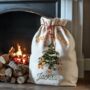 Personalised Christmas Sack Special Delivery Christmas Tree Design, thumbnail 1 of 5