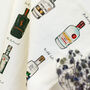 Scottish Gin Watercolour Tea Towel, thumbnail 2 of 6
