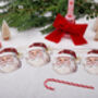 Vintage Christmas Bunting With 15 Santa Flag Design, thumbnail 3 of 6