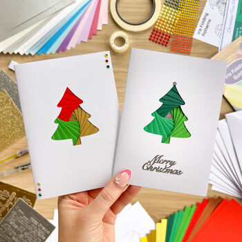 Christmas Classic Card Making Kit | Iris Folding, 3 of 10
