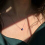 Amethyst Moissanite Crystal Sterling Silver Necklace, thumbnail 3 of 6