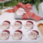 12 Christmas Gift Tags With Father Christmas Santa Design And Gold Twine, thumbnail 3 of 3