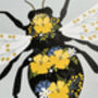 Floral Bee A4 Print, thumbnail 2 of 5