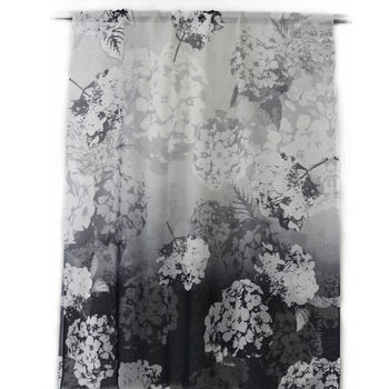 Black And White Floral Voile Scarf Gift Boxed With Card, 6 of 6