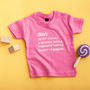 Girl Definition T Shirt, thumbnail 1 of 4