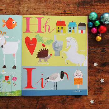 Personalised Christmas Alphabet Book, 10 of 12
