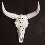 Filigree Faux Skull With Horns, thumbnail 6 of 6