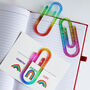 Rainbow Chunky Paperclips, thumbnail 1 of 8