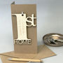 Personalised First Home Card, thumbnail 1 of 10