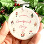 1st Christmas As Grandparents Tree Decoration, thumbnail 3 of 4