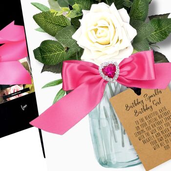 Luxury Rose Personalised Boxed Birthday Card, 5 of 12