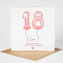 Personalised 18th Birthday Card Her, thumbnail 1 of 3