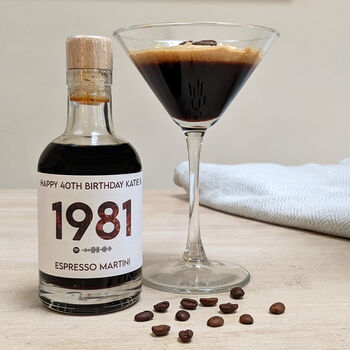Personalised Special Year Espresso Martini With Music, 4 of 7