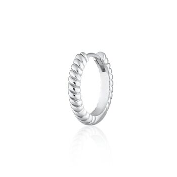 Twisted Single Conch Hoop Earring, 11mm, 2 of 5