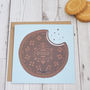 Cookie And Cream Biscuit Greeting Card, thumbnail 3 of 4