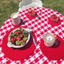 Fair Trade Handmade Eco Felt Coaster Vase Mat 4pc Set, thumbnail 3 of 12