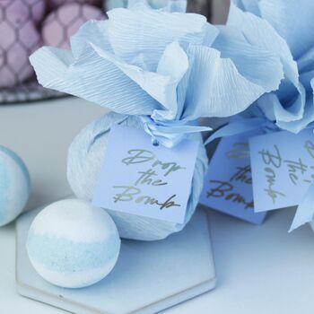 Scented Bath Bomb With 'Drop The Bomb' Luxury Label, 5 of 6