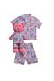 Lia Cotton Pyjama Set With Matching Teddy Bear Set, Lnm 649, thumbnail 1 of 2