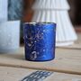 Blue Glass Zodiac Tea Light Holder, thumbnail 1 of 2