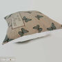 Butterfly Teal Cushion, Personalised New Home Gift, thumbnail 10 of 11