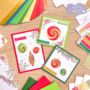 Deck The Halls Christmas Card Making Kit, thumbnail 1 of 6