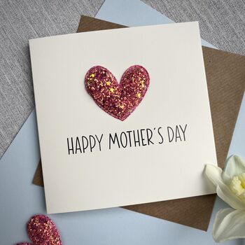 Personalised Happy Mother's Day 3D Heart Card, 5 of 5