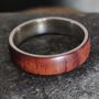 Silver And Santos Rosewood Cross Ring, thumbnail 2 of 6