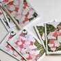 British Woodland Foxglove Notecards Set Of Eight Notecards And Envelopes, thumbnail 4 of 9