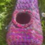 Handmade Bird Box Made From Recycled Sari Fabric, thumbnail 4 of 5