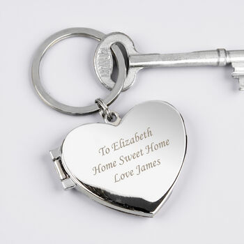 Personalised Heart Photoframe Keyring, 4 of 6