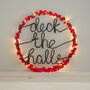 Deck The Halls Wreath Light, thumbnail 5 of 10