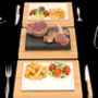 The Steak Stones Steak Plate And Server Set, thumbnail 1 of 2