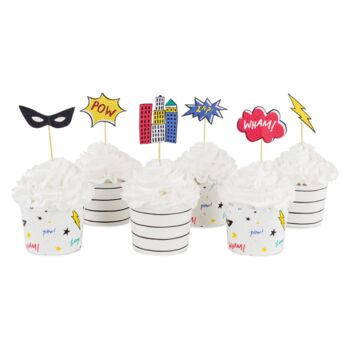 Superhero Party Cupcake Decorating Set, 2 of 3