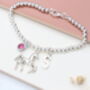 Personalised Horse Charm Bracelet Horse Lover Gift, thumbnail 3 of 10