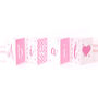 Personalised Girl's Name Banner Card, thumbnail 2 of 7
