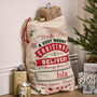 Personalised Large Christmas Gift Sack, thumbnail 1 of 6