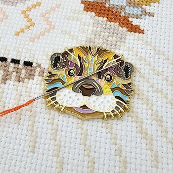 Mandala Otter Cross Stitch Craft Kit, 2 of 4