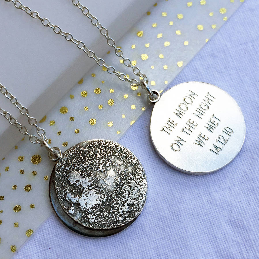 Personalised Moon Phase Necklace By Cari-Jane Hakes ...