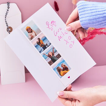 Personalised Photo Strip Card, 6 of 7
