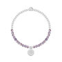 Crown Chakra Amethyst Bracelet, thumbnail 3 of 8