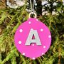 Alphabet Letter Bauble Christmas Tree Decoration, thumbnail 5 of 8