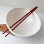 Large Handmade Ramen Bowl With Chopsticks, thumbnail 6 of 12