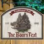 Boars Head Personalised Home Pub Sign Man Cave Sign, thumbnail 3 of 8