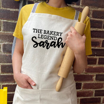 Personalised Cotton Apron And Tea Towels, 4 of 12
