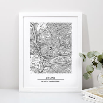 Favourite UK Location Map Print Custom Made, 4 of 12