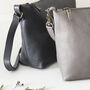 Fair Trade Classic Leather Shoulder Cross Body Handbag, thumbnail 5 of 11