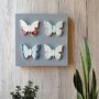 Small 3D Butterflies Wall Hanging Picture, thumbnail 1 of 6