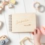 Personalised Wooden Baby Memory Book, thumbnail 1 of 7